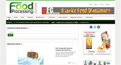 Desktop Screenshot of foodprocessingbazaar.com